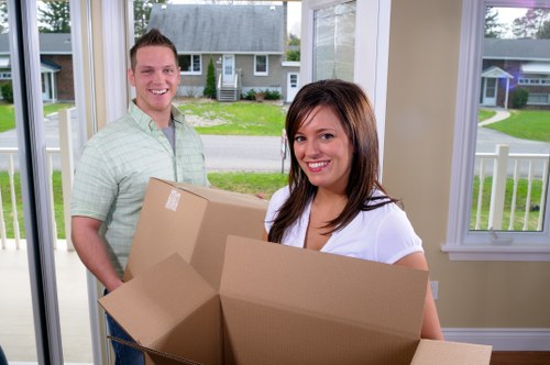 Professional movers handling furniture in Liverpool