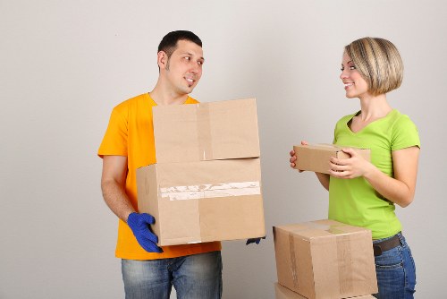 Professional movers assisting with packing in Liverpool