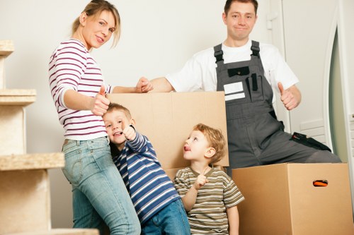 Satisfied customers after a successful removal in Liverpool